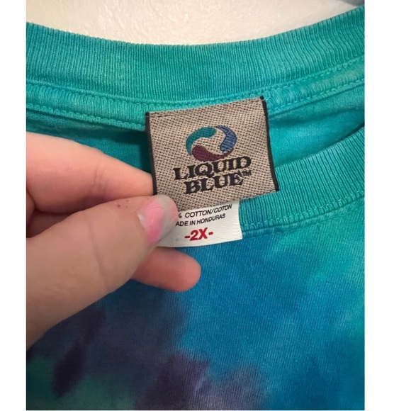 Vintage Liquid Blue Beatles T-Shirt - Picture 2 of 3